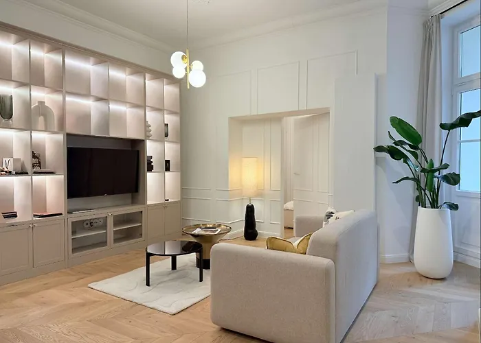 Luxury Prime Location Parking Apartmán Varšava